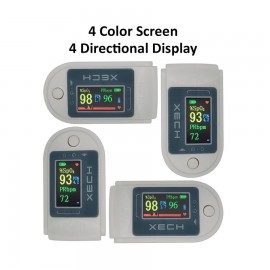 Xech Oxy Beat - Finger Pulse Oxygen Meter, SPO2 Blood Oxygen Saturation, Pulse Rate (PR) with OLED Digital Display